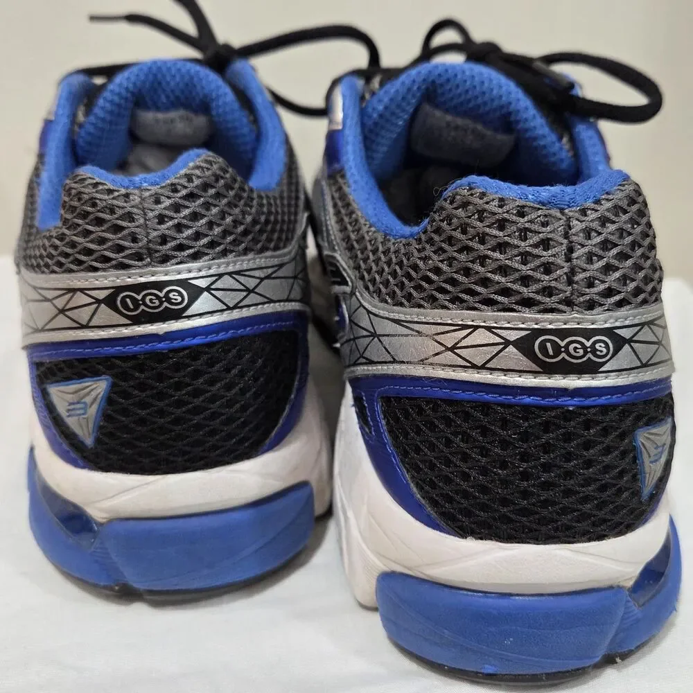 ASICS GEL GT 1000 3 Sz 8.5 US Men Running Shoes Black Blue Streetwear T4K3N Y2K